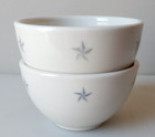 United States Lines Gray Stars Bouillon Cup   Saucer Lamberton Sterling Set Of 2