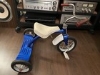 Vintage Amf Junior Children   s Tricycle Rare Metal Flake Blue