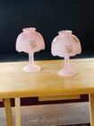Vintage Westmoreland Frosted Pink Fairy Lamp - Light Pink Cottagecore Glass