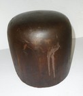 Antique Wood Hat Block   Mold  Millinery Size  7 1 4