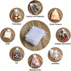 100pcs Organza Drawstring Gift Bags Wedding Jewelry Party Favor Sheer Pouch