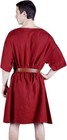 Renaissance Medieval Roman Greek Men s Cotton Red Tunic knee Sleeves