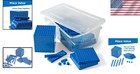Complete Base Ten Block Set With Storage For Kids  Math Success - 161 Pieces