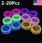 2-20 Pcs Mini Plastic Contact Lens Box Travel Portable Storage Soaking Case Us