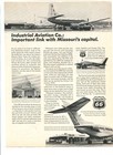 Print Ad Phillips 66 Industrial Aviation Co Jefferson City Mo 1967 Advertisement