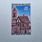 Malagasy - Deluxe - Mnh - Malasia 40 Frank Stamp Block - Paris France Sheet