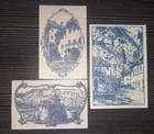 Liechtenstein 10 20 50 Heller P1 2 3 Full Set 3 Notes 1920 Unc - Get A Discount