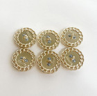 Chanel Designer Vintage Designer Black Rope Button Stamped   6 Pc Bundle