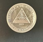 1975 Nicaragua 100 Cordobas Silver Coin