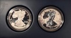 2012-s Two-coin Silver Eagle Proof And Reverse Proof Set Us Mint Coa Ogp