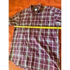 Vintage Wrangler Western Shirt Burgandy Plaid Pearl Snap Size Xl