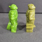 Teenage Mutant Ninja Turtles Leonardo   Raphael Candy Dispenser Topper Tmnt Vtg