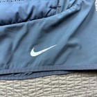 Nike Aeroloft Running Vest Mens Xl Blue Down Puffer Full Zip Reflective Training