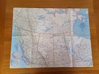 1966-9 September Vintage Original Western Canada National Geographic Map