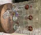 Qty  4  Hacker Pschorr  Weisse  Beer Glasses With Boot Glass   5 Liter  Germany