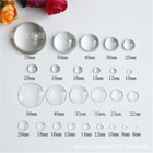 Round Flat Back Glass Crystal Cabochon Cameo Jewelry Making 12mm 20mm 25mm 1pack
