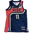 Nike Washington Mystics Jersey Womens Sz M Blue Elena Delle Donne Rebel Edition