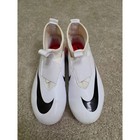 Nike Jr Air Zoom Mercurial Superfly 9 Academy Kid Size 1 Soccer Cleats White Red