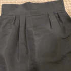 Chanel Black Taffeta Pencil Skirt
