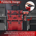 Folding Packout Mount For Milwaukee Packout Toolbox Side Storage