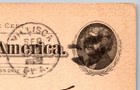 1894 Ux12 Us Postal Card Fancy Cancellation Taxes Inquiry Treasurer Corning Ia