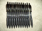 12 Pilot G-2 G2 Retractable Gel Roller Pens Fine Point 0 7mm Black 31136 31020