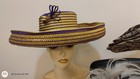 3 Vintage Ex Wide Brim Kentucky Derby Church Dress Ladies Hat Lot