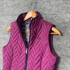 Ariat Ashley Ariattek Insulated Vest Womens Xs Berry Purple Chevron Quilted