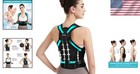Full Back Support Posture Corrector - Unisex Adjustable Brace In Small Size
