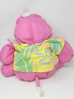 Fisher Price Puffalumps Pink Rhino Rhinoceros 1987 Hawaiian Shirt Plush Stuffed