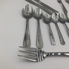 Vintage Silverware Lot 20 Pieces Forks  Spoons  Knives 1960   s Era Silverware