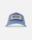 John Hatter   Co Normal Rules Don t Apply Blue Adjustable Trucker Cap Hat