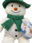 The Snowman Green 1992 Eden Hat Scarf 15    Plush Toy By Raymond Briggs W hang Tag