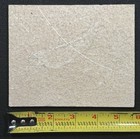 Unprepared Fossil Fish Limestone Slab 6x5 In Penciled Outline Prep Project -1-