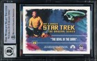 William Shatner Signed 2005 Rittenhouse Star Trek  26 Trading Card Bas Auto 10