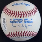 Hank Sauer Signed    nl 1952 Mvp       no 9    Official Al Baseball Chicago Cubs Jsa Coa