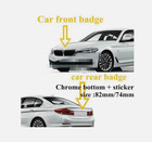 1set Front Hood   Rear Trunk 82mm   74 Mm Emblem For E81 E82 E87 F22 F23 F87 G42
