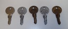 Five Original Seeburg 3w1 S Keys      One Lot