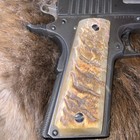 1911 Full Size Pistol Grips Genuine Rams Horn  Standard 1911  701a 