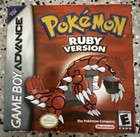 Nintendo Game Boy Advance Gba Pok  mon Ruby Version Box Manual Inserts Only 2003