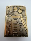 Vintage 1997 Craps Surprise Barrett Smythe Brass Zippo Lighter New B22
