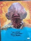 Tim Rose Admiral Ackbar Star Wars Signed Autograph 11x14 Photo Limited 55 55 Jsa