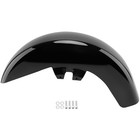 Vivid Black Front Fender For Harley Touring Electra Glide Road King 1989-2013