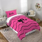 Barbie Kids Reversible Bedding Set Polyester Comforter Pillowcase 2pc Twin full