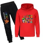 Sprunki 5-13 Year Old Children s Hoodie Set Fashion Hoodie Pants Two Piece Set