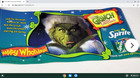 Vintage Christmas Store Advertising Display The Grinch  10 Ft  Corrugated Paper