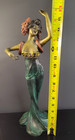 Antique Claude Bonnefond Signed French Art Nouveau Bronze Figural Lady Sculpture