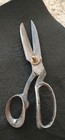 Vintage Antique Wiss Inlaid Tailor Shears Sewing Scissors Brass Hinge Newark Nj