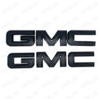 New Front   Rear Emblem Black Kit For 2019 - 2025 Gmc Sierra 1500 2500hd 3500hd