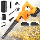 Portable Leaf Blower Cordless Handheld Electric Leaf With 2batteries Lightweight